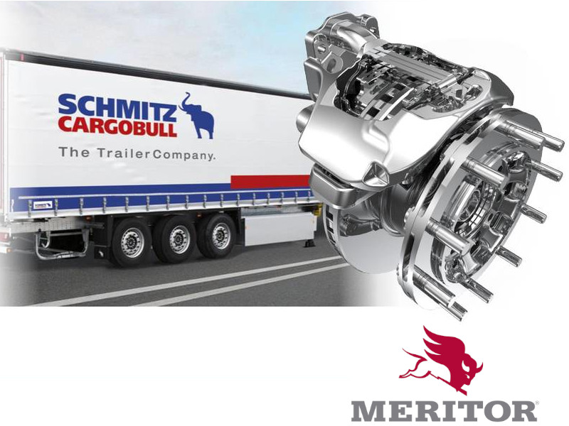 Meritor si rafforza in Europa: freni a disco ad aria sui rimorchi Schmitz Cargobull
